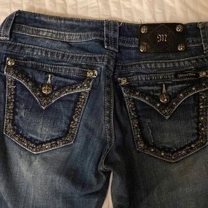 Miss Me Bootcut Jeans style JS5672B2 Size 26